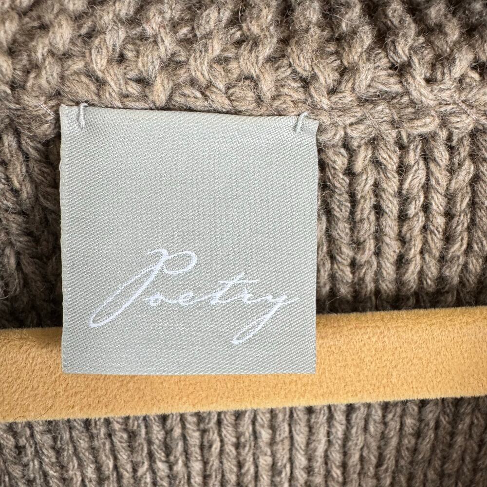 Poetry Taupe Shawl Collar Cardigan - Picture 4 of 9